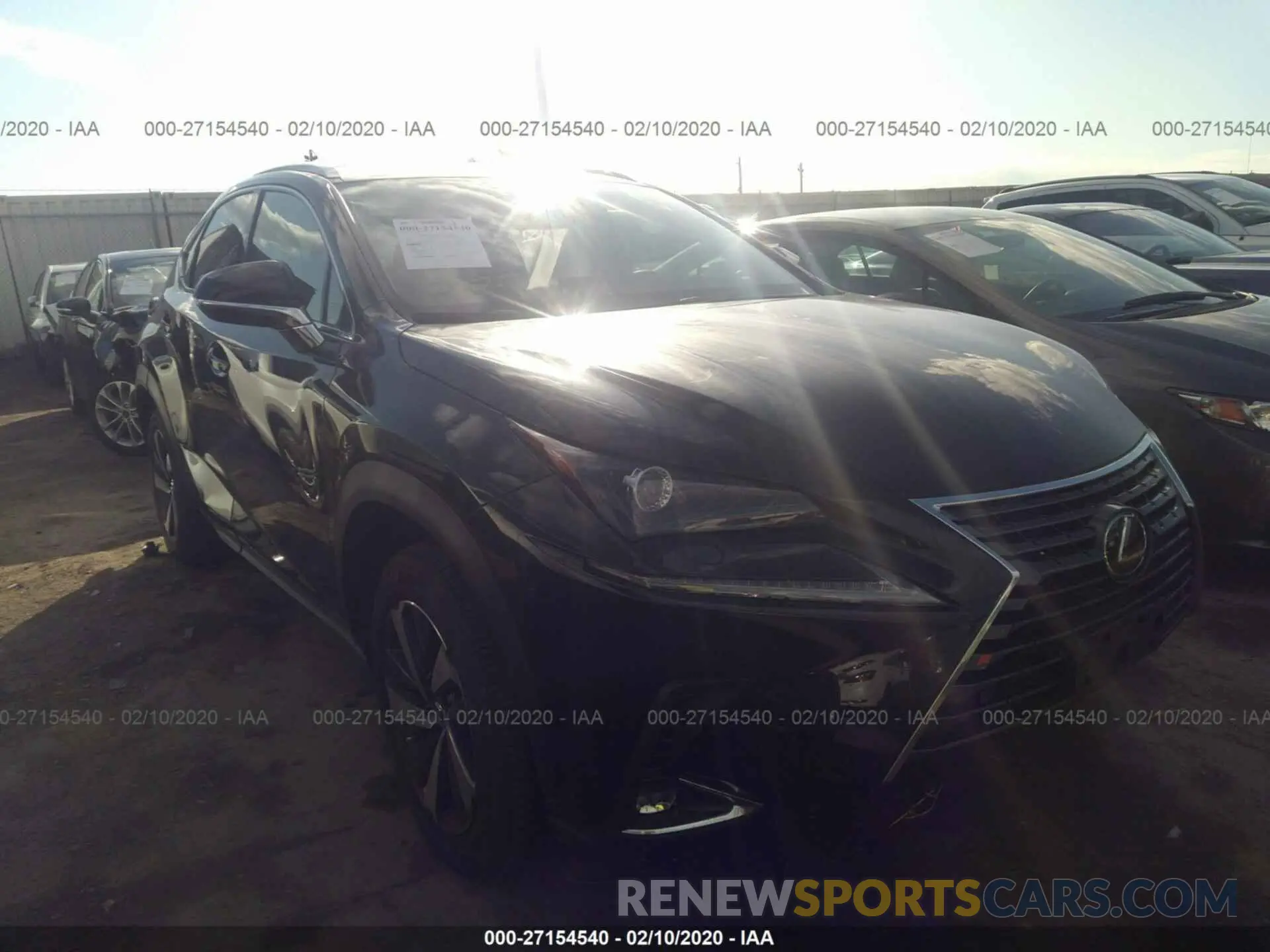 1 Photograph of a damaged car JTJGARDZ6L2226056 LEXUS NX 2020