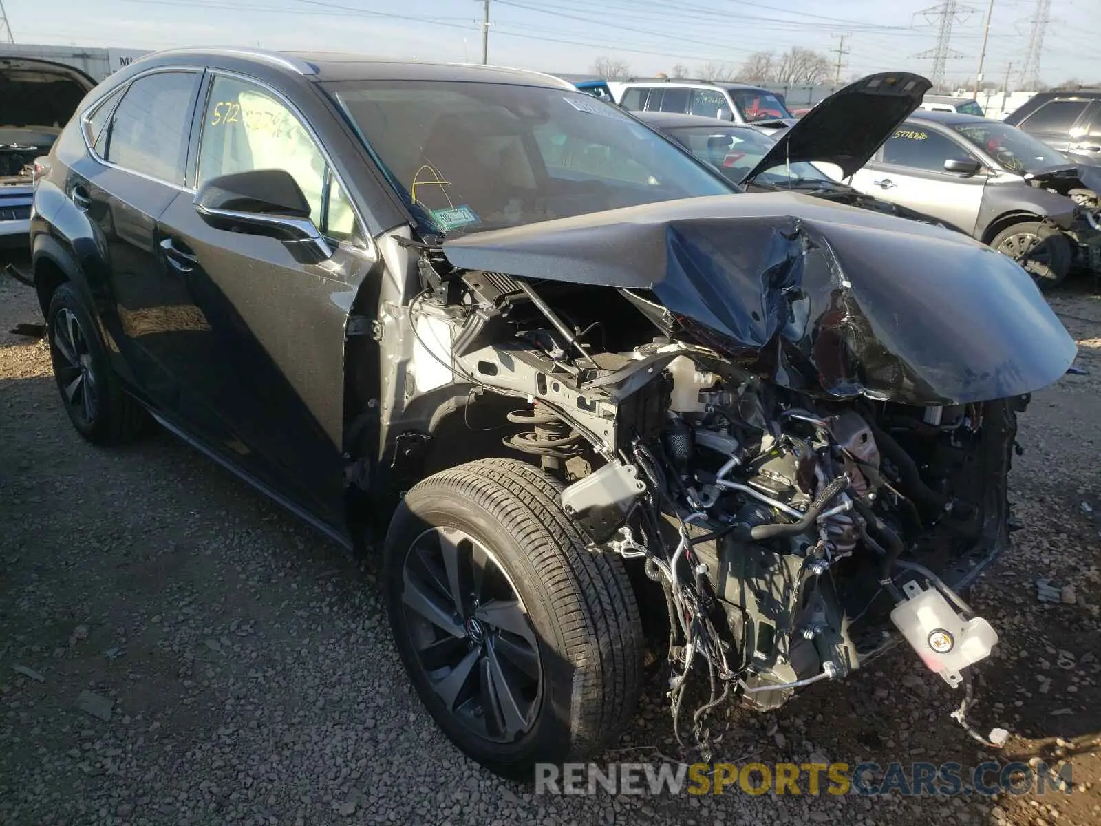 1 Photograph of a damaged car JTJGARDZ9L5016503 LEXUS NX 2020