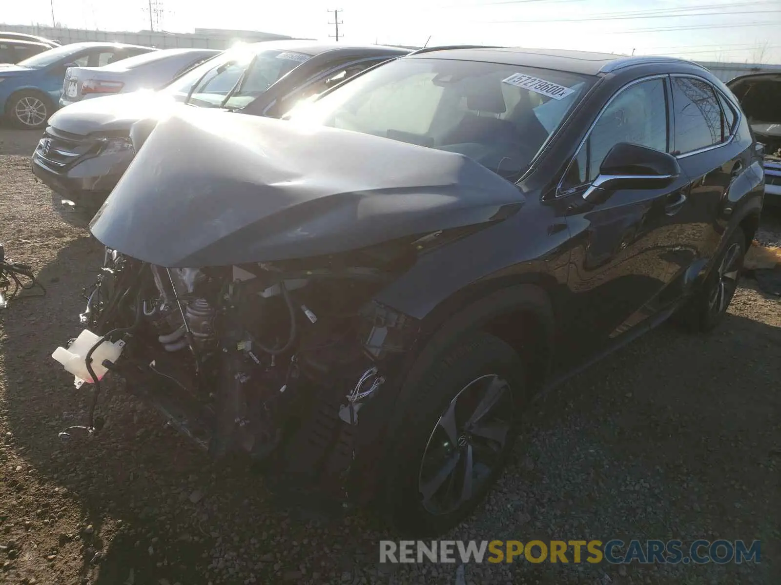 2 Photograph of a damaged car JTJGARDZ9L5016503 LEXUS NX 2020