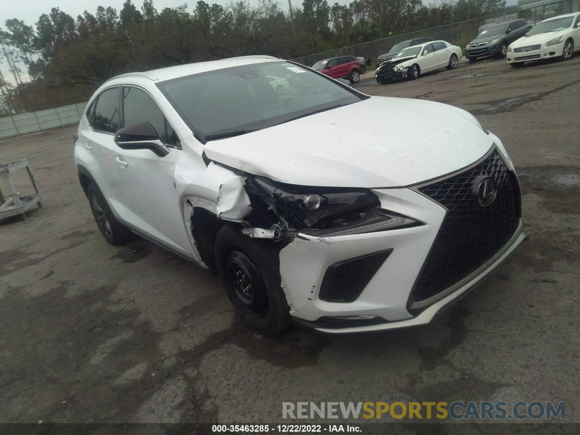 1 Photograph of a damaged car JTJJARBZ1L5015466 LEXUS NX 2020