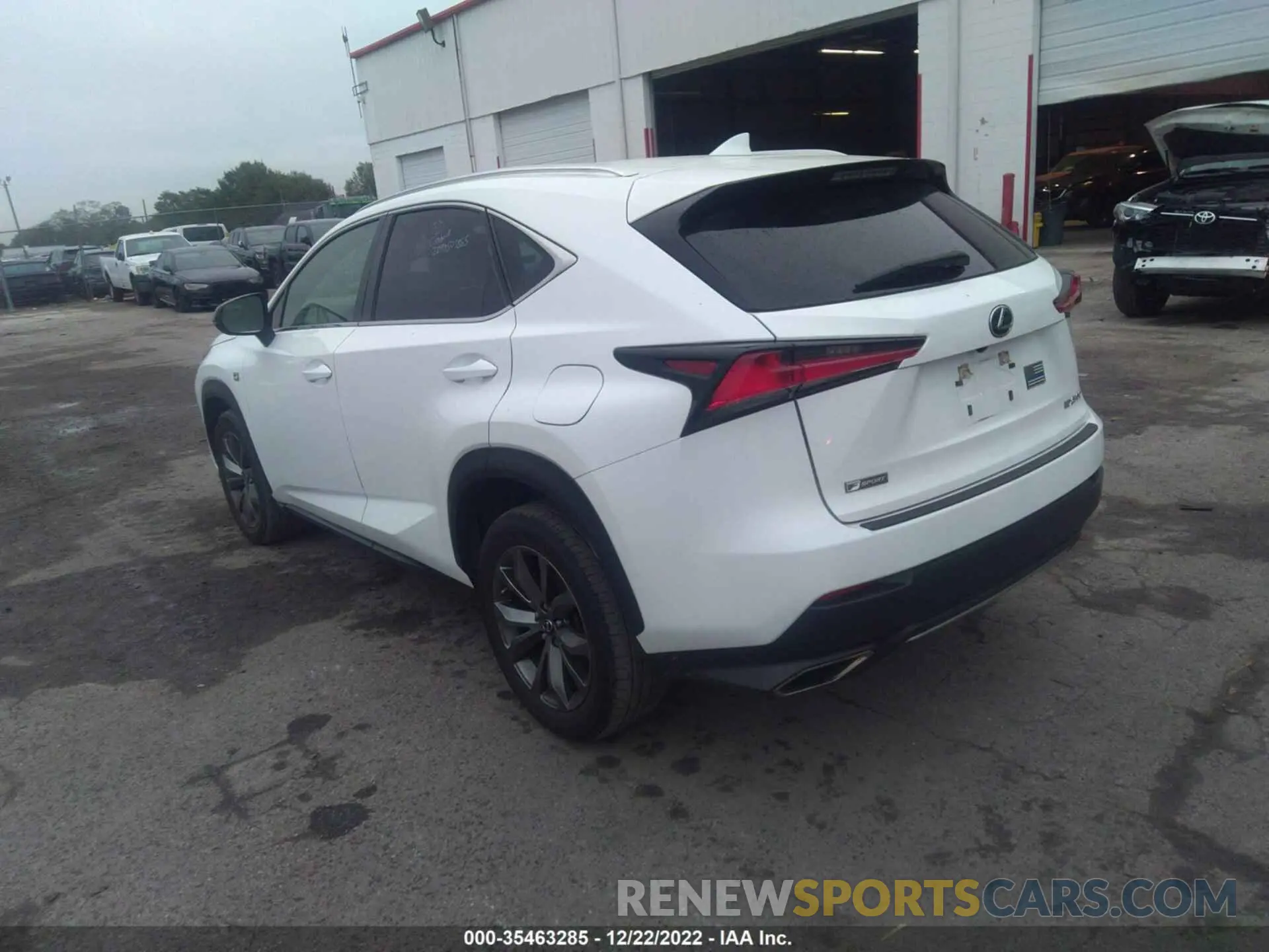 3 Photograph of a damaged car JTJJARBZ1L5015466 LEXUS NX 2020