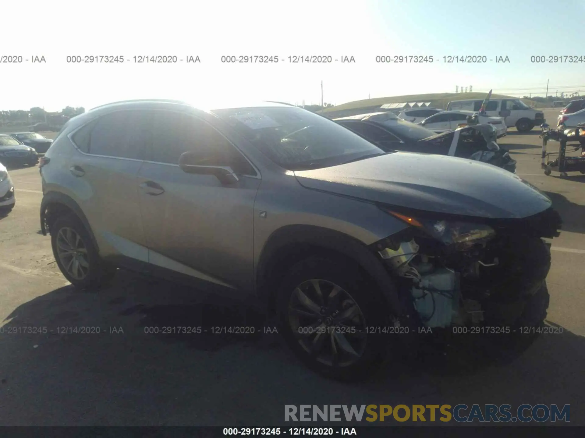 1 Photograph of a damaged car JTJJARBZ4L5004932 LEXUS NX 2020