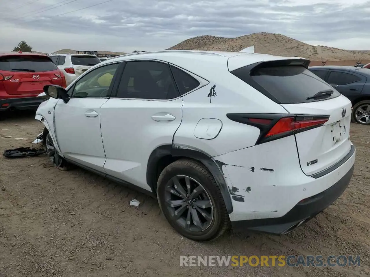 2 Photograph of a damaged car JTJSARBZ8L2172238 LEXUS NX 2020