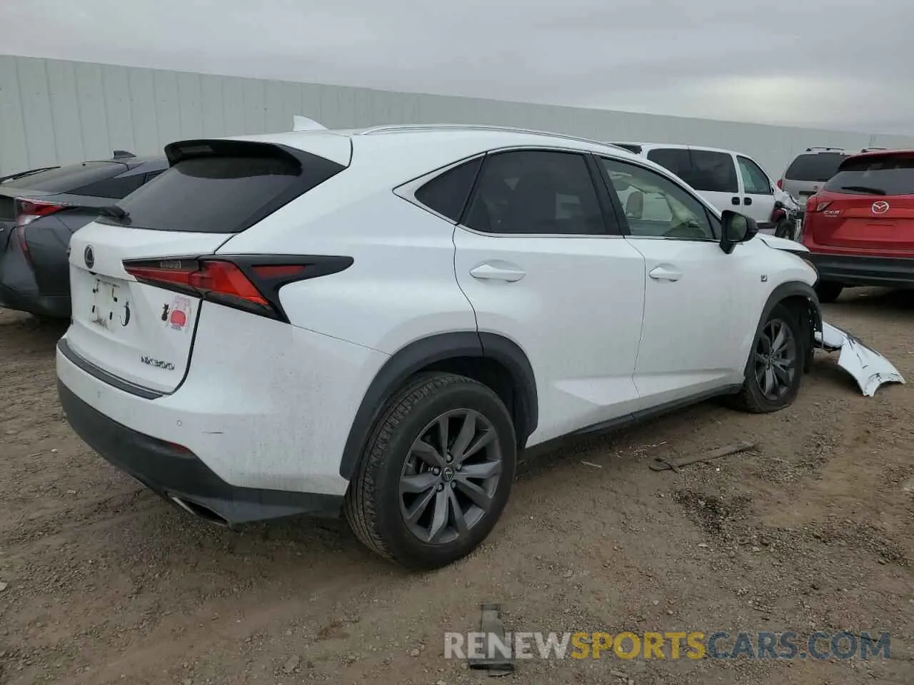 3 Photograph of a damaged car JTJSARBZ8L2172238 LEXUS NX 2020