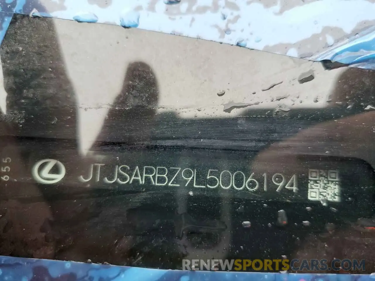 10 Фотография поврежденного автомобиля JTJSARBZ9L5006194 LEXUS NX 2020