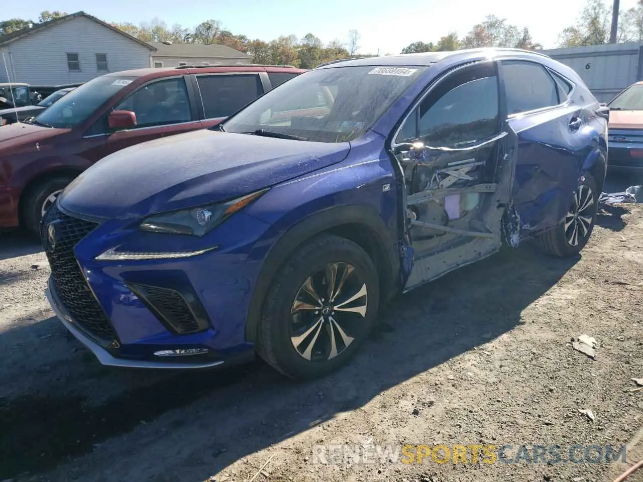 1 Photograph of a damaged car JTJSARDZ2L2227683 LEXUS NX 2020