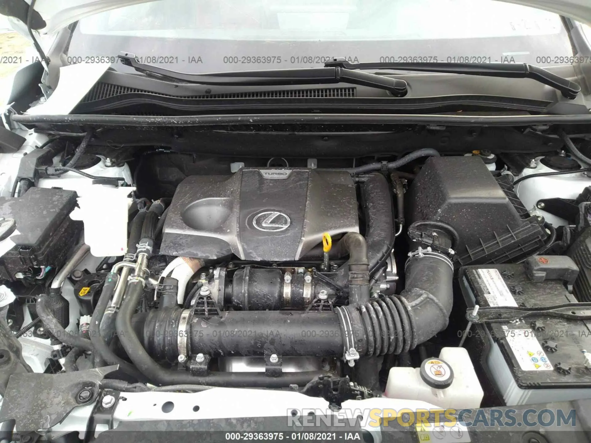 10 Photograph of a damaged car JTJSARDZ2L5015851 LEXUS NX 2020