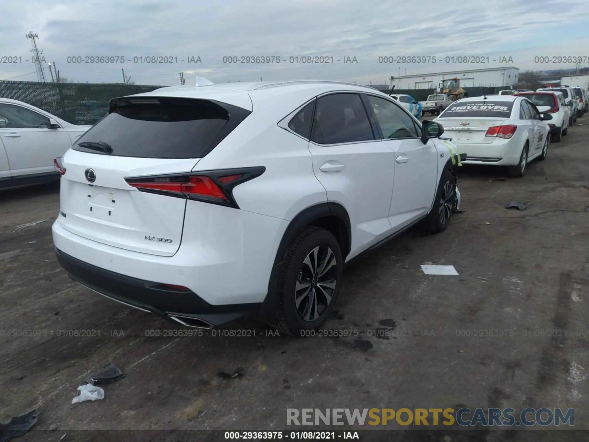 4 Photograph of a damaged car JTJSARDZ2L5015851 LEXUS NX 2020
