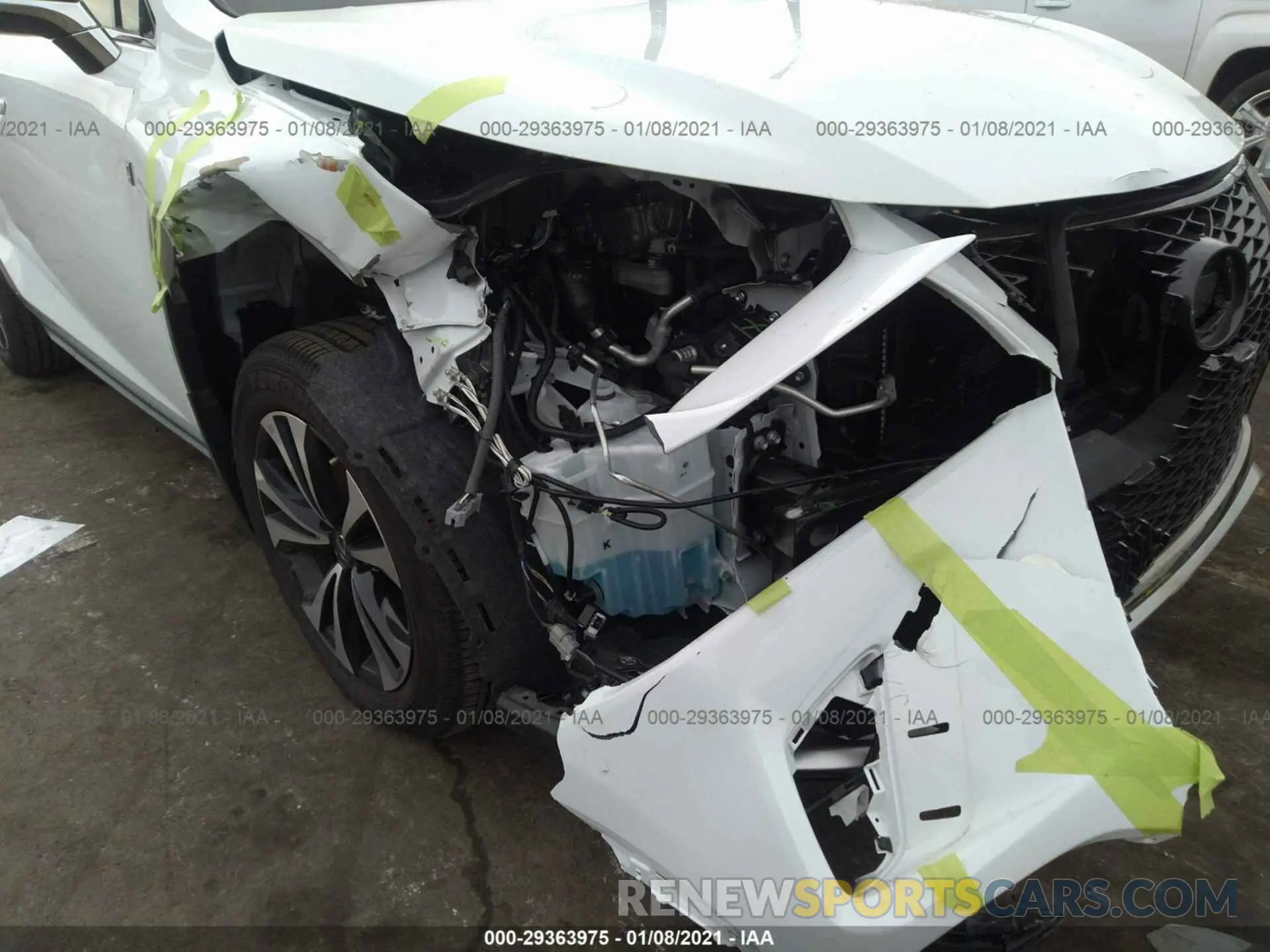 6 Photograph of a damaged car JTJSARDZ2L5015851 LEXUS NX 2020