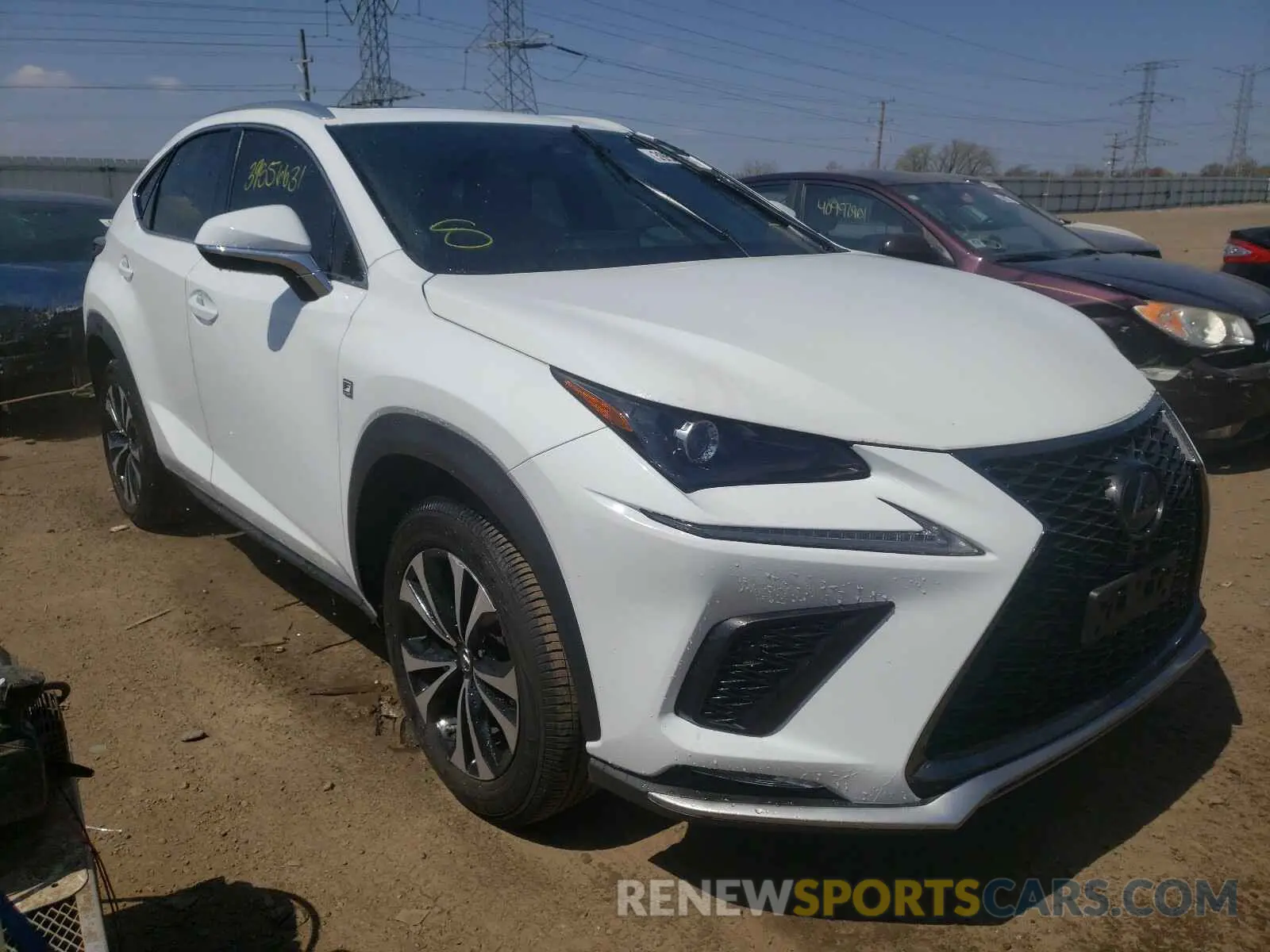1 Photograph of a damaged car JTJSARDZ3L2218202 LEXUS NX 2020