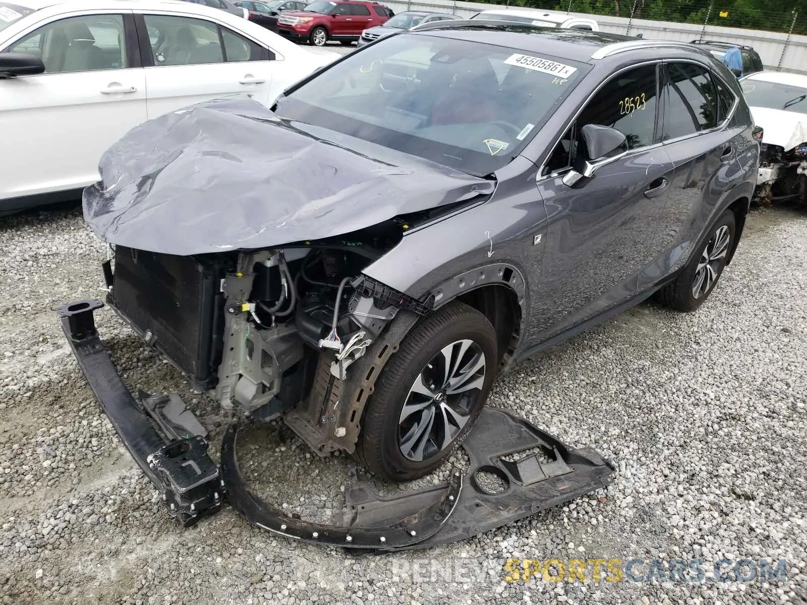 2 Photograph of a damaged car JTJSARDZ4L5002468 LEXUS NX 2020