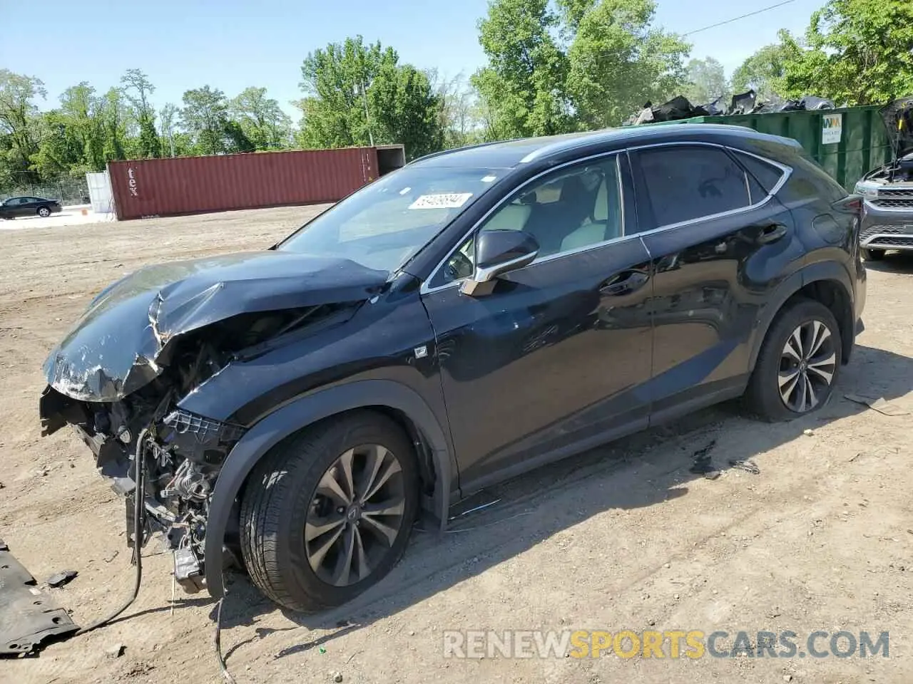 1 Фотография поврежденного автомобиля JTJSARDZ4L5010182 LEXUS NX 2020