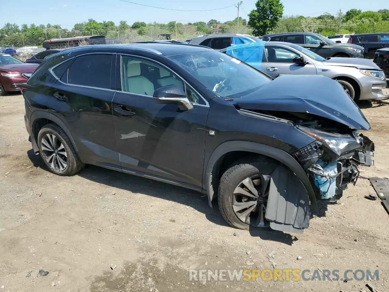 4 Фотография поврежденного автомобиля JTJSARDZ4L5010182 LEXUS NX 2020