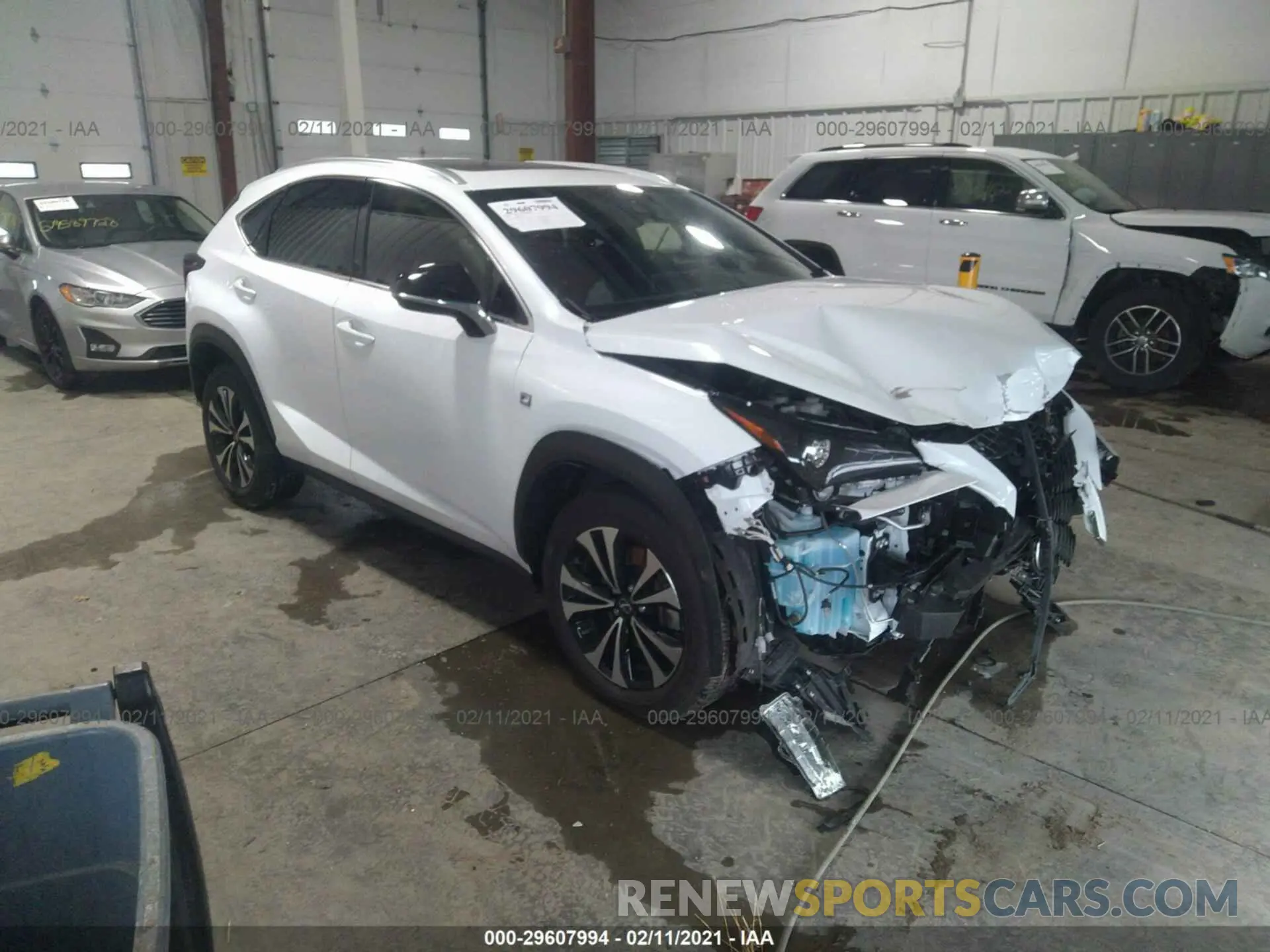 1 Photograph of a damaged car JTJSARDZ7L2235598 LEXUS NX 2020