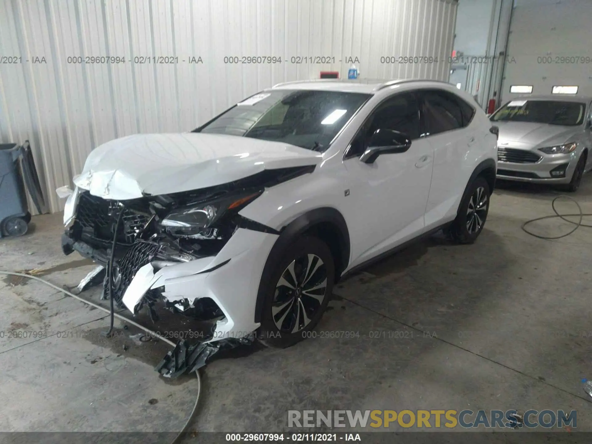 2 Photograph of a damaged car JTJSARDZ7L2235598 LEXUS NX 2020
