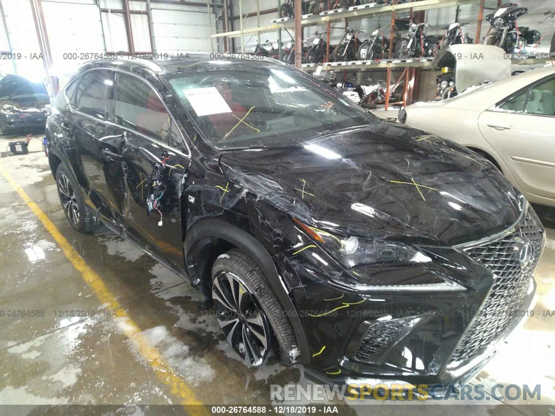 1 Photograph of a damaged car JTJSARDZ9L2226577 LEXUS NX 2020