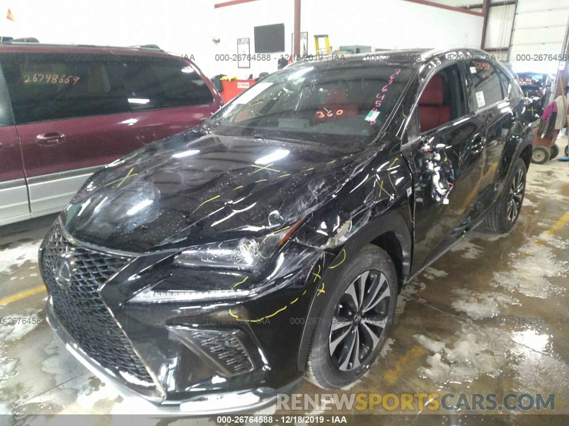 2 Photograph of a damaged car JTJSARDZ9L2226577 LEXUS NX 2020