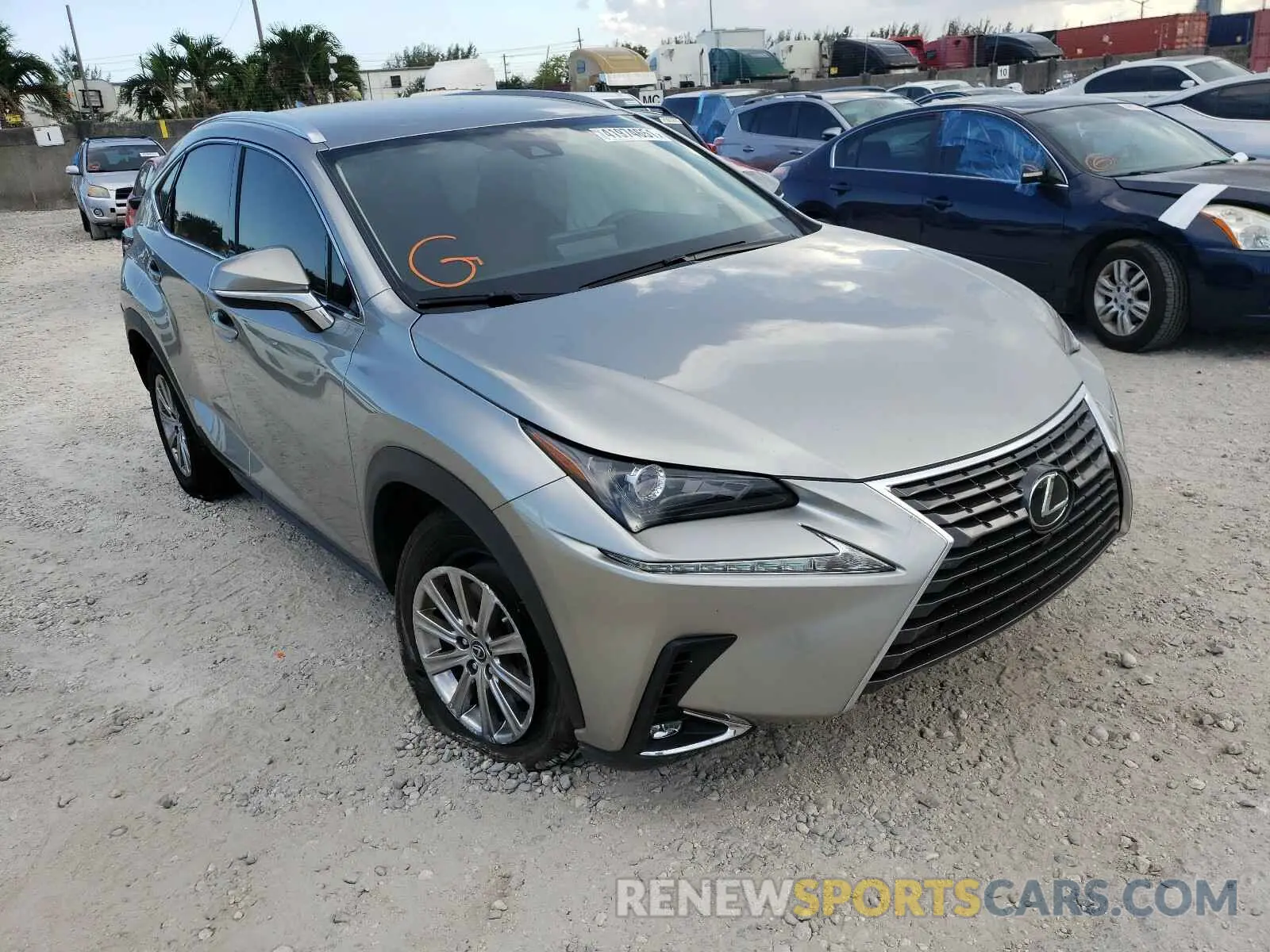 1 Photograph of a damaged car JTJDARBZ0M2188928 LEXUS NX 2021