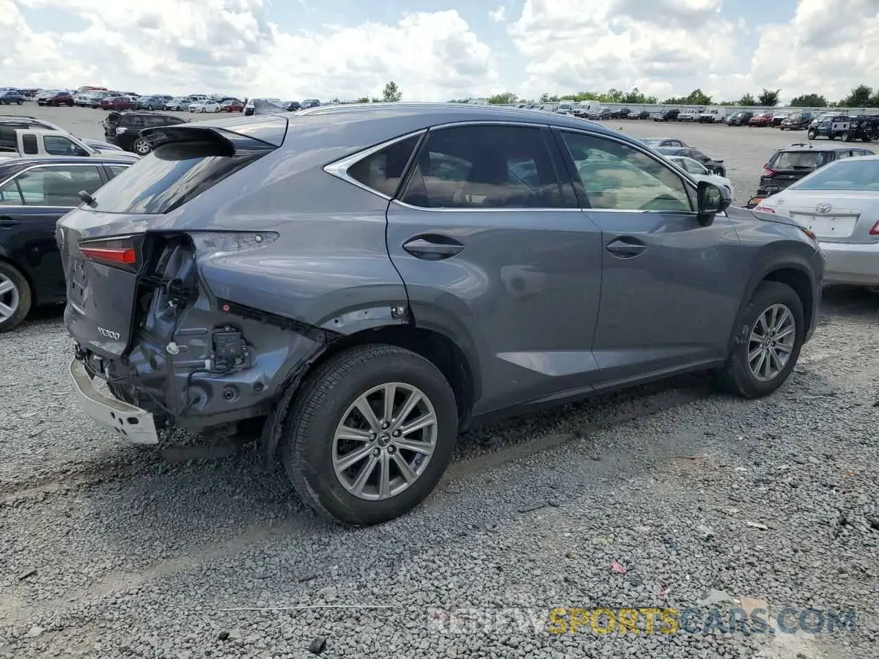 3 Фотография поврежденного автомобиля JTJDARBZ1M2196262 LEXUS NX 2021