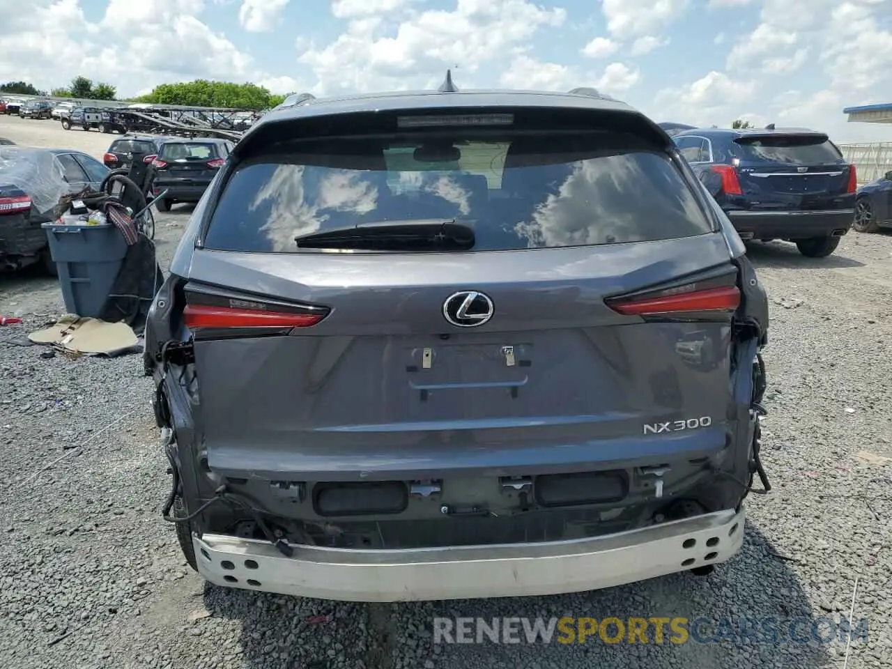 6 Фотография поврежденного автомобиля JTJDARBZ1M2196262 LEXUS NX 2021