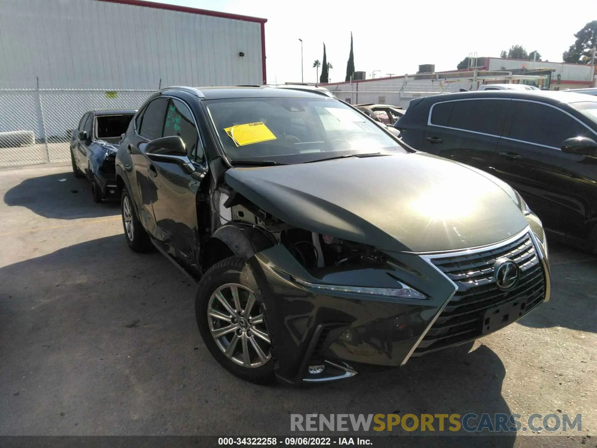 1 Фотография поврежденного автомобиля JTJDARBZ3M2184856 LEXUS NX 2021