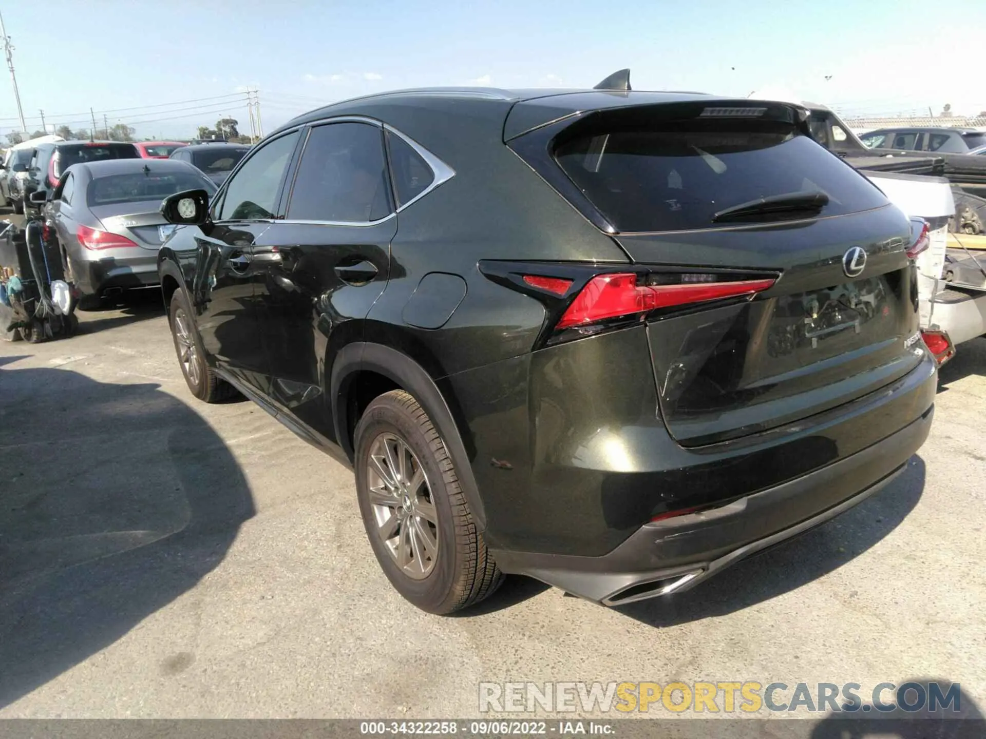 3 Фотография поврежденного автомобиля JTJDARBZ3M2184856 LEXUS NX 2021