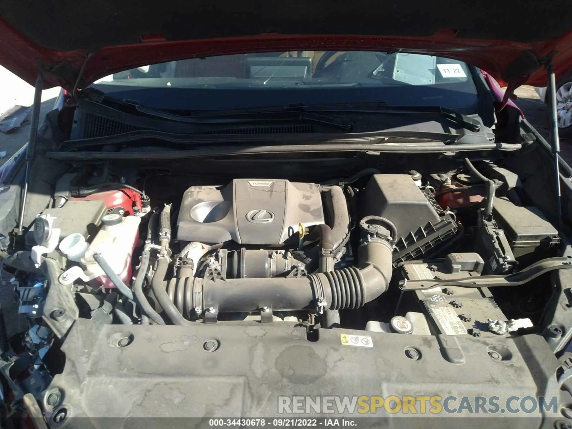 10 Photograph of a damaged car JTJDARBZ6M5020886 LEXUS NX 2021