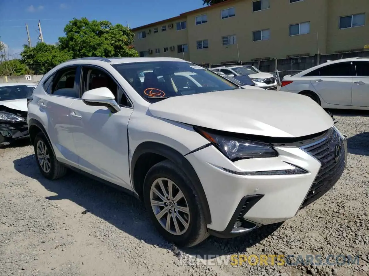 1 Фотография поврежденного автомобиля JTJDARBZ6M5021083 LEXUS NX 2021