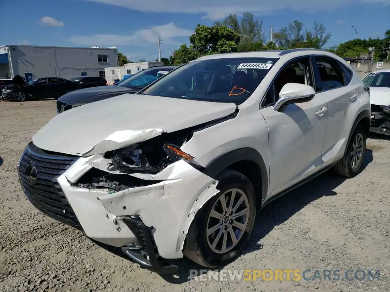2 Фотография поврежденного автомобиля JTJDARBZ6M5021083 LEXUS NX 2021