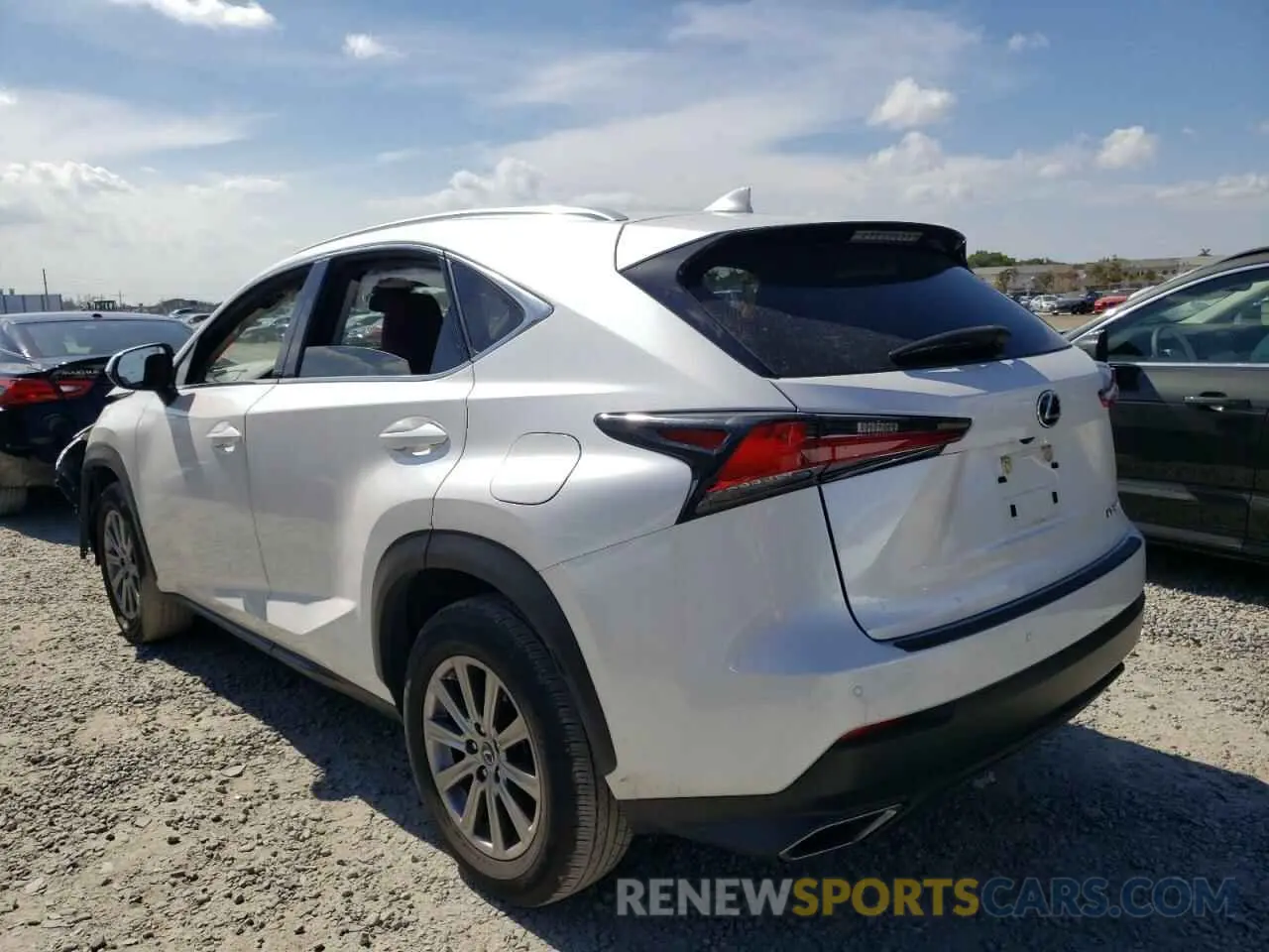 3 Фотография поврежденного автомобиля JTJDARBZ6M5021083 LEXUS NX 2021