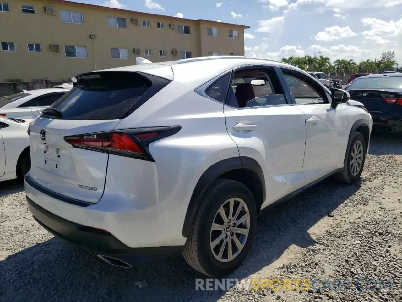 4 Фотография поврежденного автомобиля JTJDARBZ6M5021083 LEXUS NX 2021
