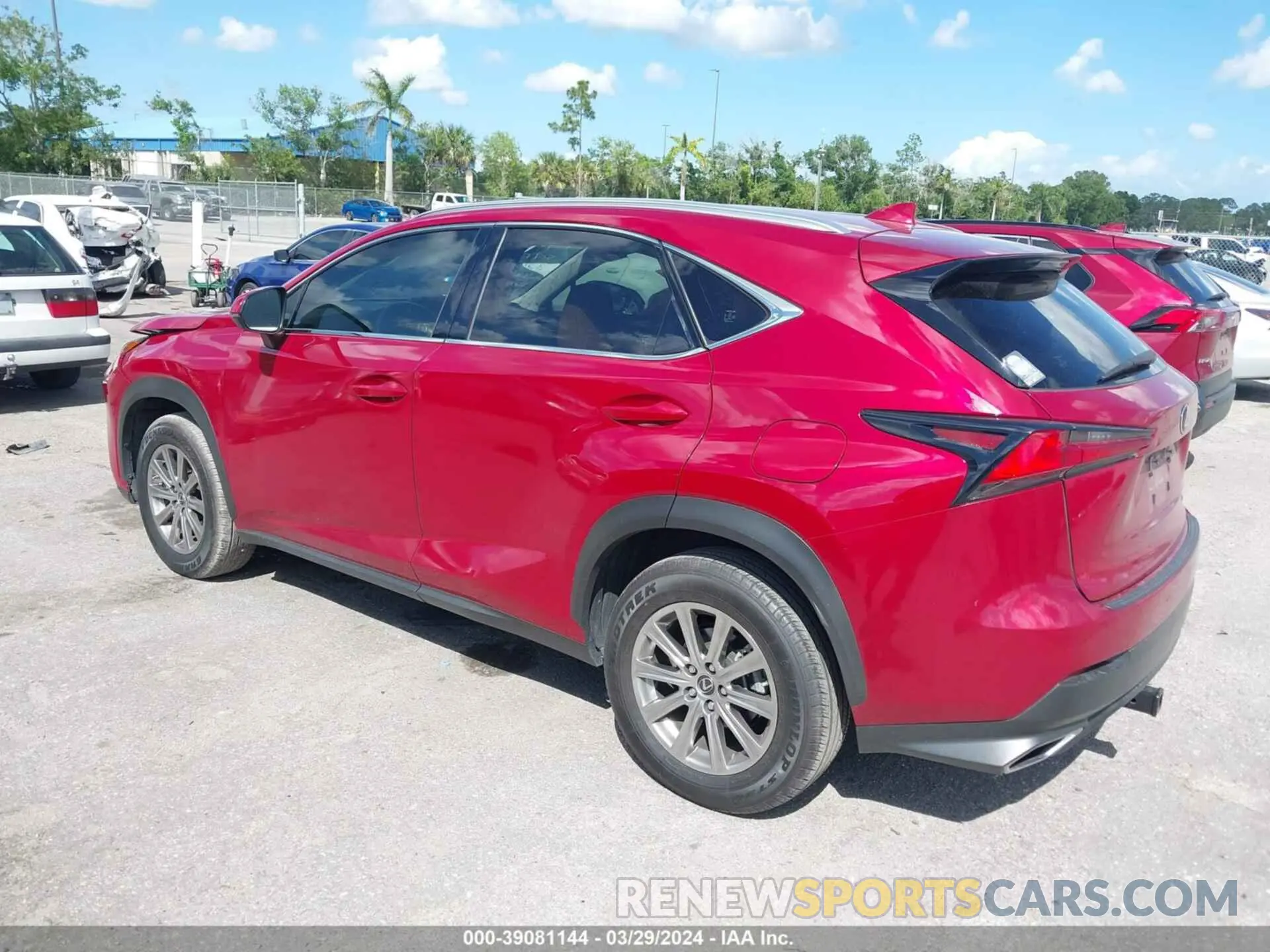 3 Фотография поврежденного автомобиля JTJDARBZ6M5033119 LEXUS NX 2021