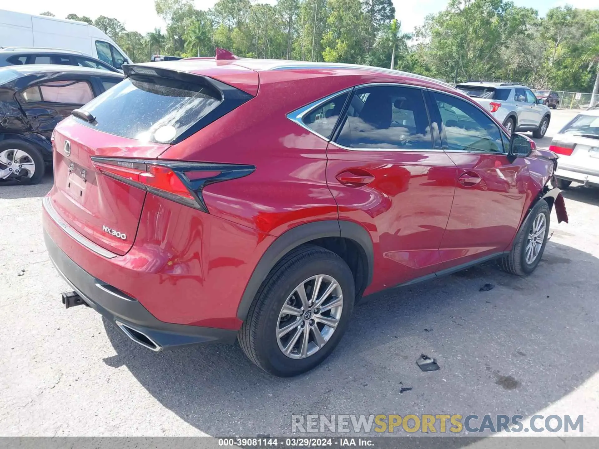 4 Фотография поврежденного автомобиля JTJDARBZ6M5033119 LEXUS NX 2021