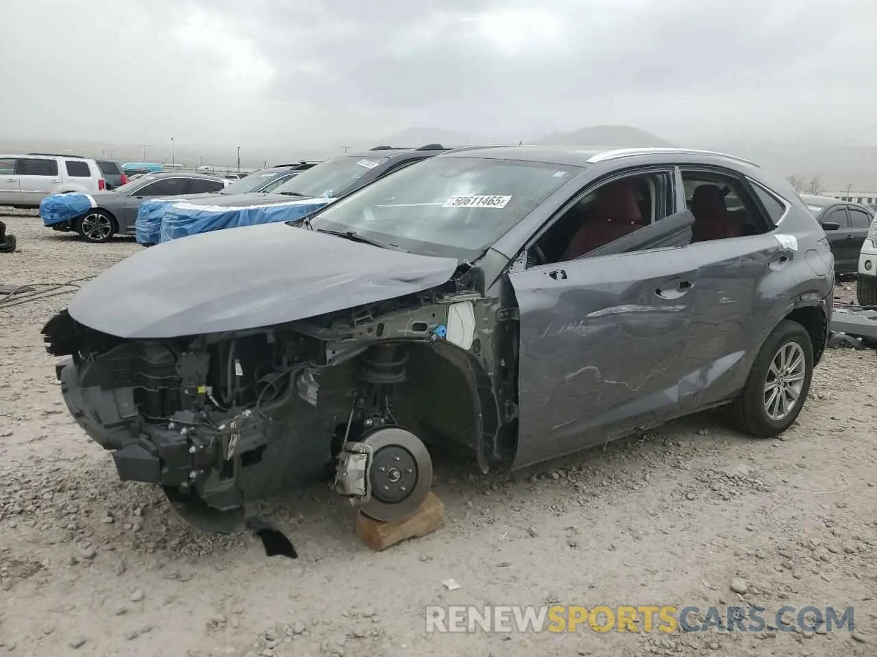 1 Фотография поврежденного автомобиля JTJDARBZ7M2198839 LEXUS NX 2021