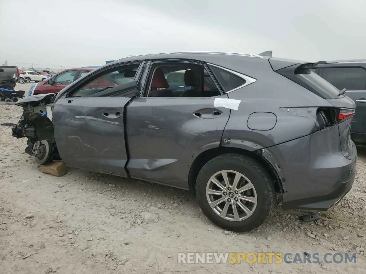 2 Фотография поврежденного автомобиля JTJDARBZ7M2198839 LEXUS NX 2021