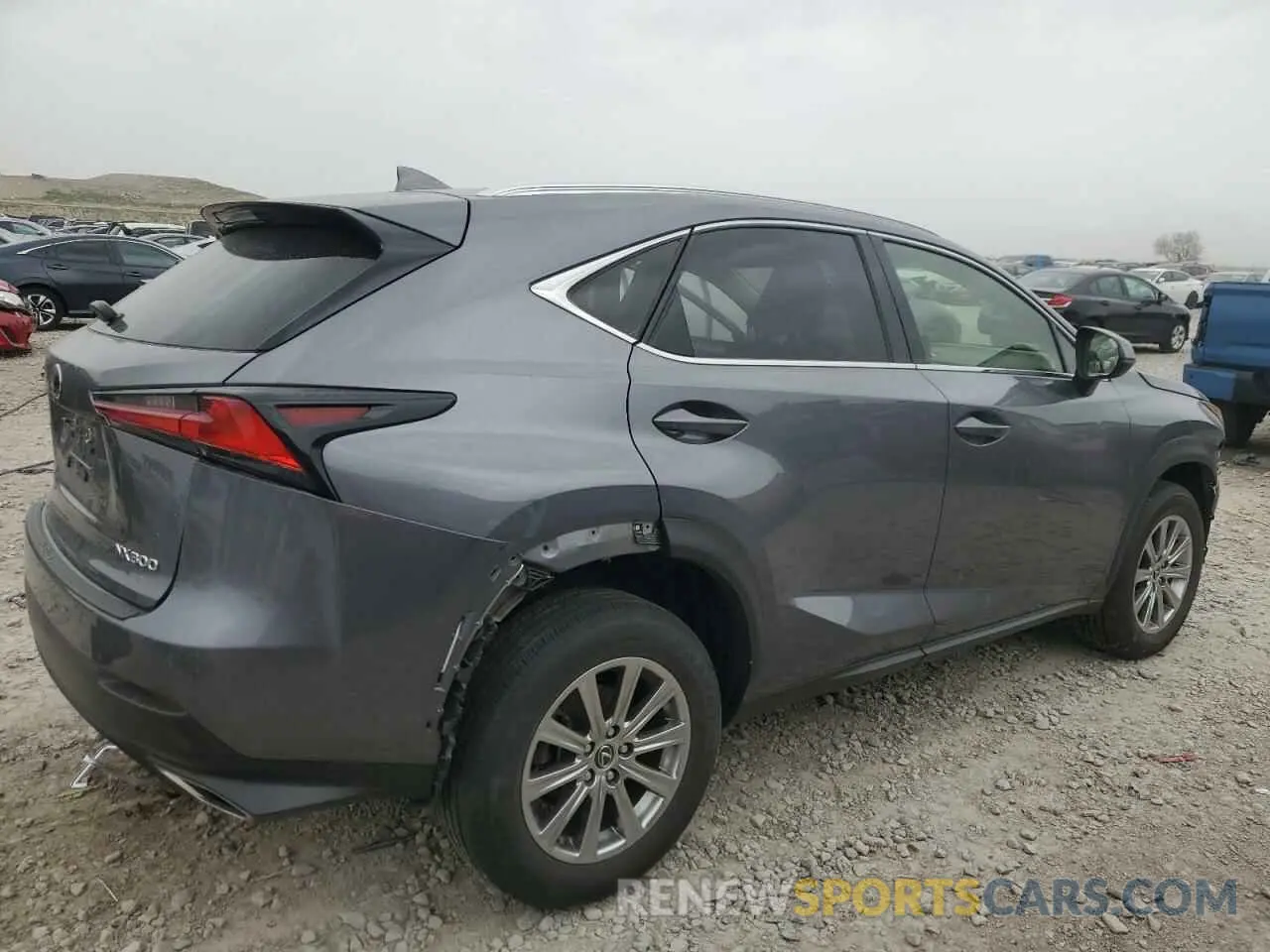 3 Фотография поврежденного автомобиля JTJDARBZ7M2198839 LEXUS NX 2021