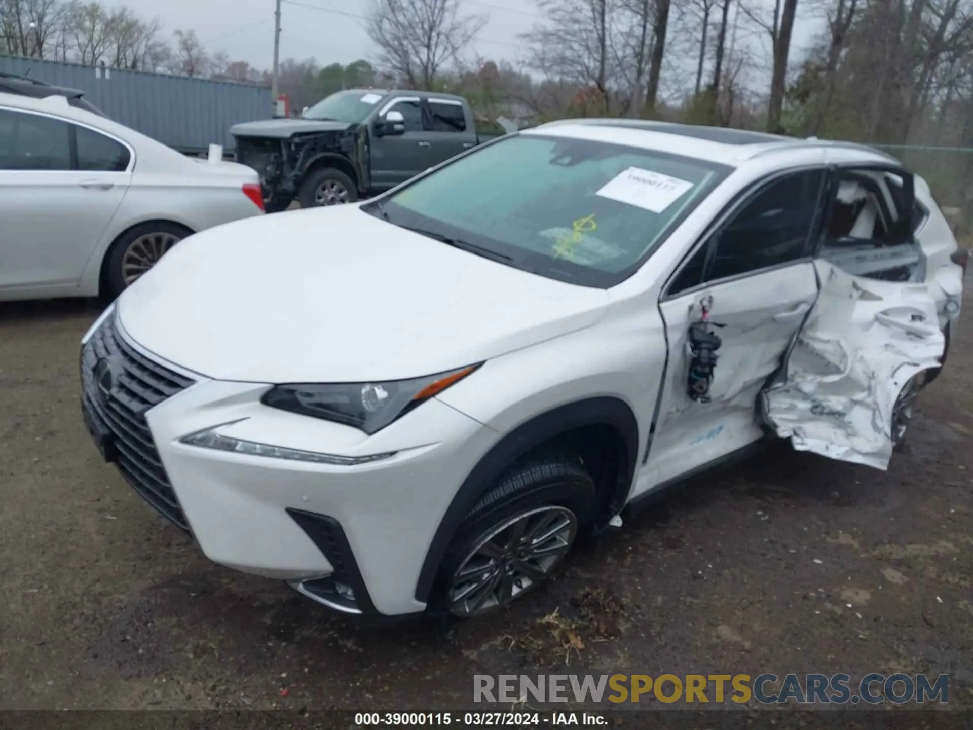 2 Фотография поврежденного автомобиля JTJDARBZ7M5025935 LEXUS NX 2021