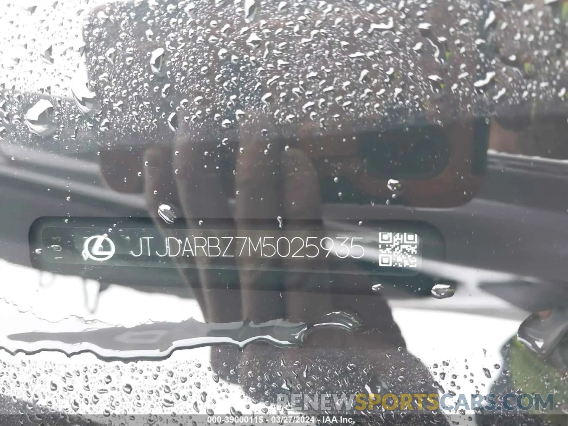 9 Фотография поврежденного автомобиля JTJDARBZ7M5025935 LEXUS NX 2021