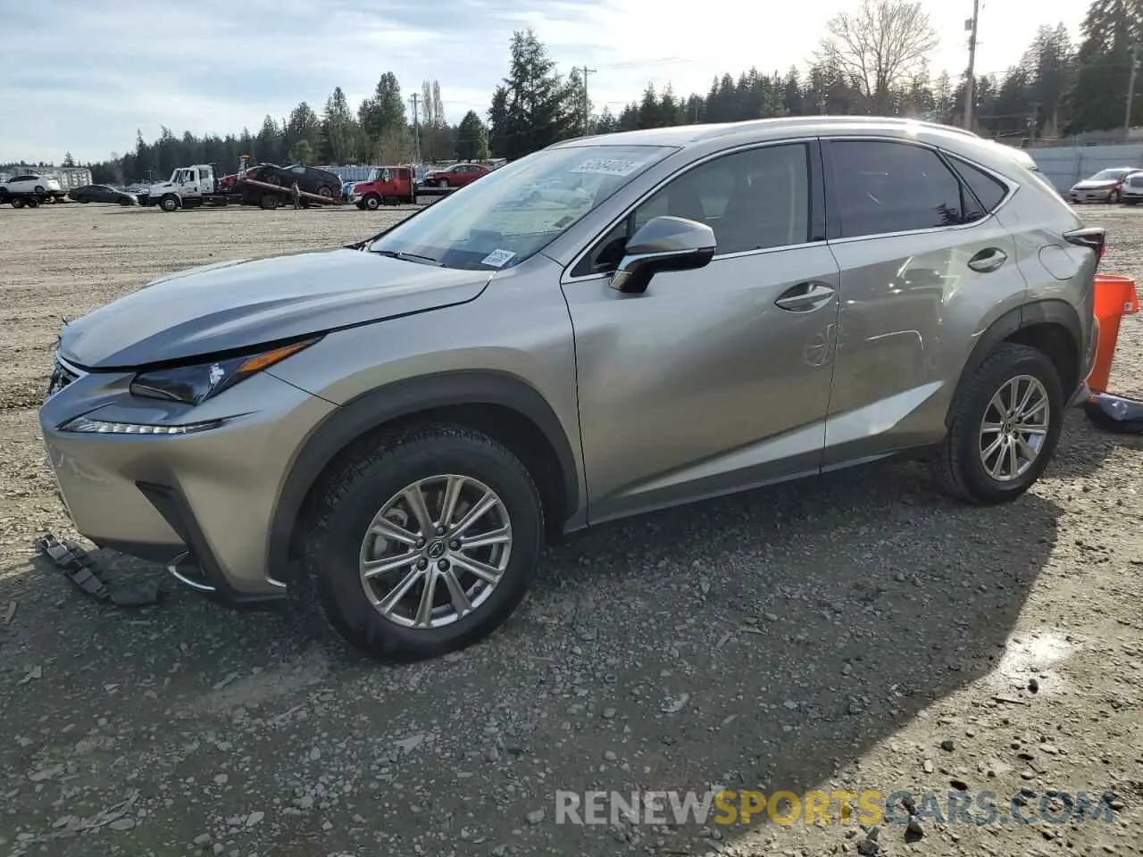 1 Photograph of a damaged car JTJDARBZ7M5035395 LEXUS NX 2021