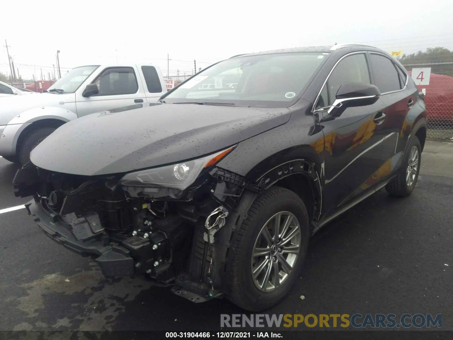 2 Photograph of a damaged car JTJDARBZ8M2190345 LEXUS NX 2021