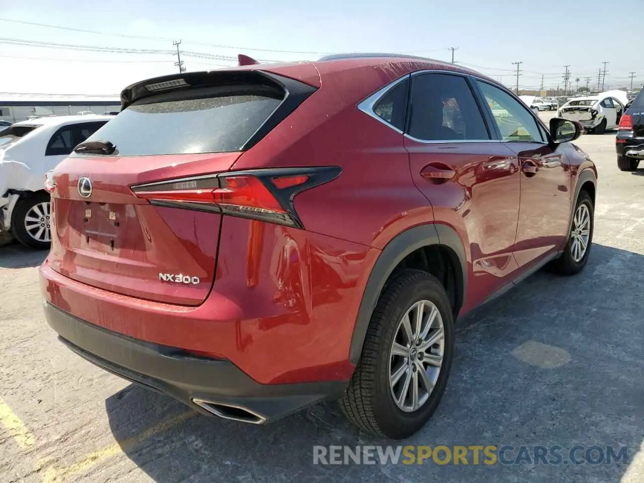 4 Фотография поврежденного автомобиля JTJDARBZ8M5027502 LEXUS NX 2021