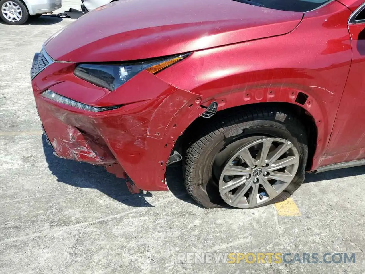9 Фотография поврежденного автомобиля JTJDARBZ8M5027502 LEXUS NX 2021