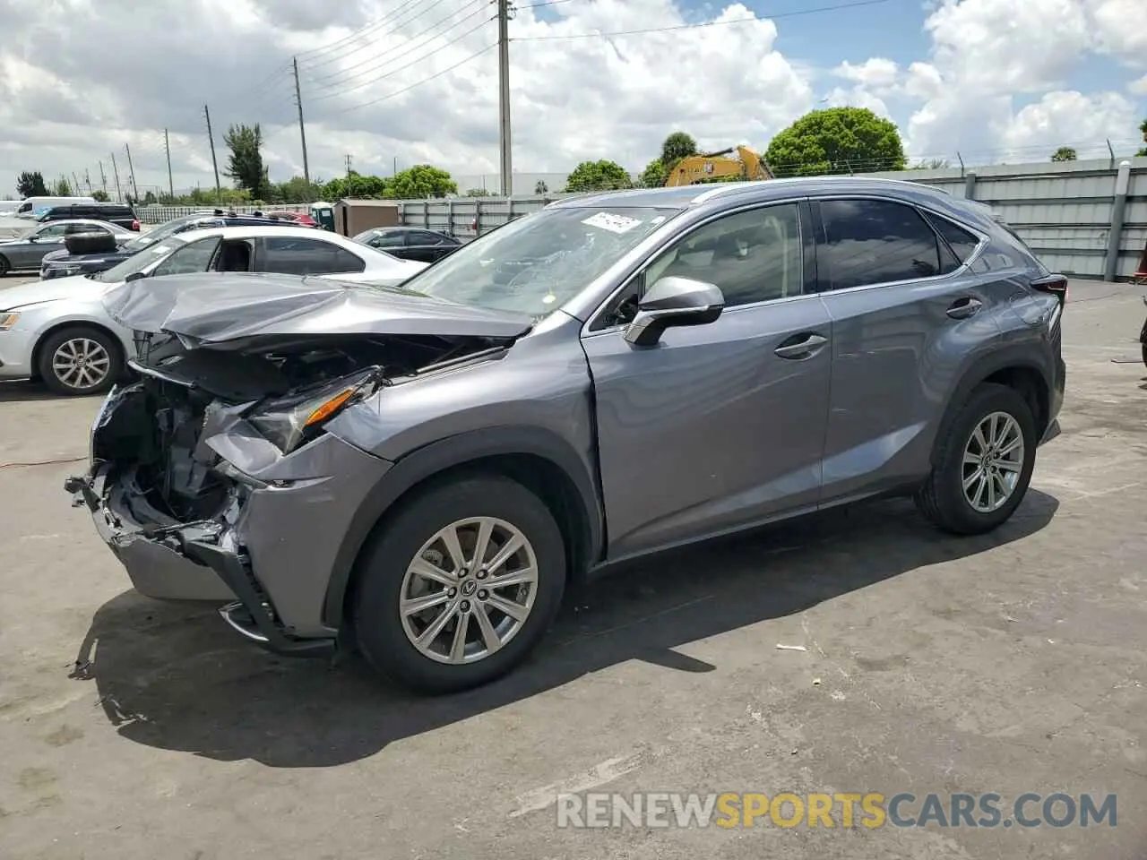 1 Photograph of a damaged car JTJDARBZ9M2179838 LEXUS NX 2021