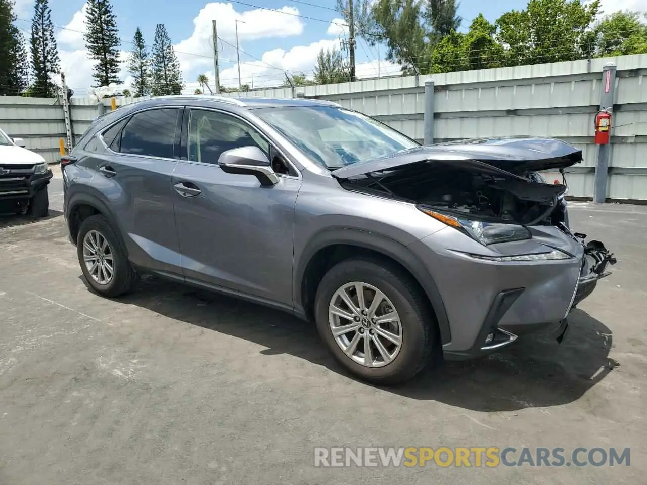 4 Photograph of a damaged car JTJDARBZ9M2179838 LEXUS NX 2021
