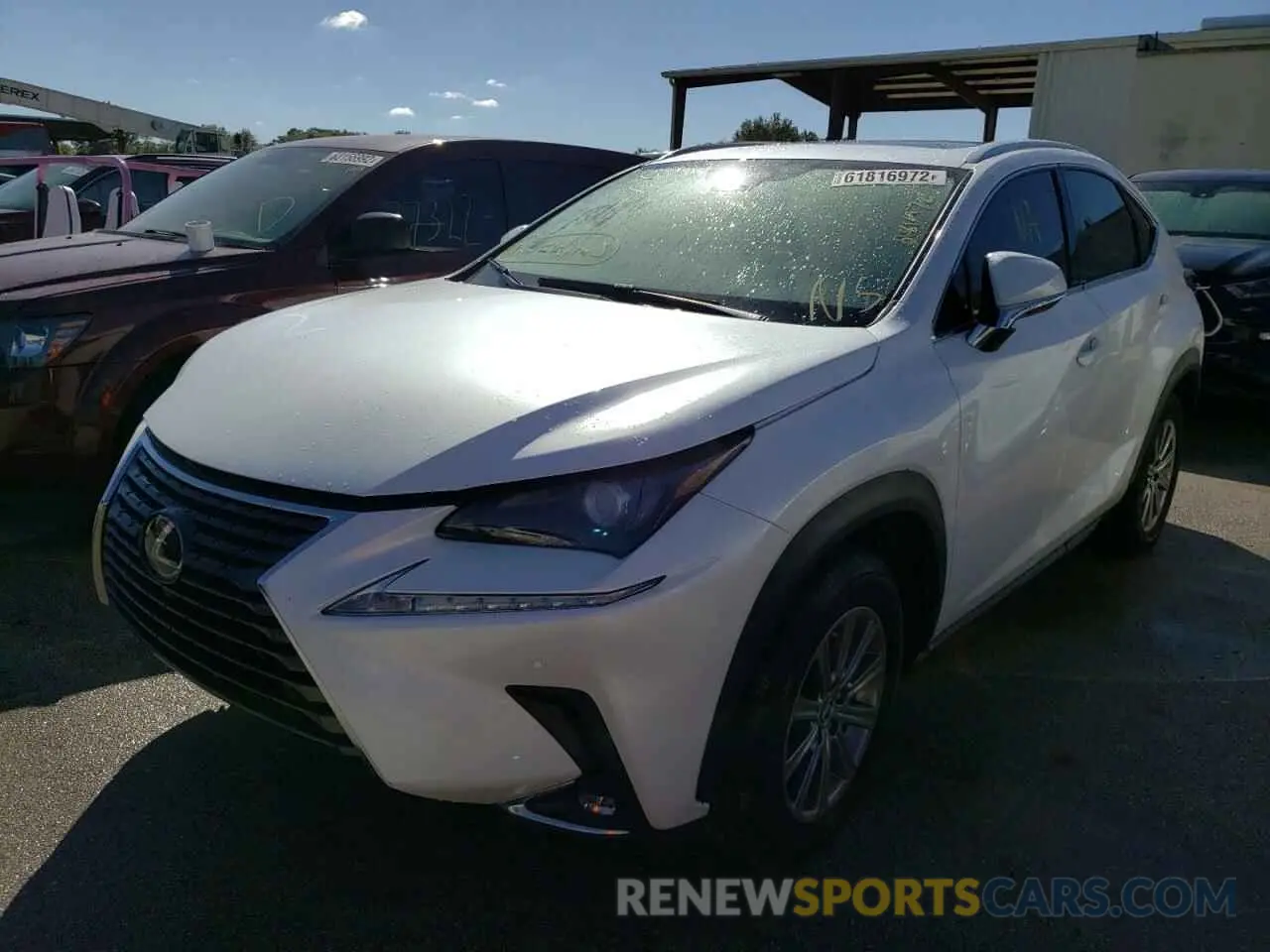 2 Фотография поврежденного автомобиля JTJDARBZ9M5028562 LEXUS NX 2021