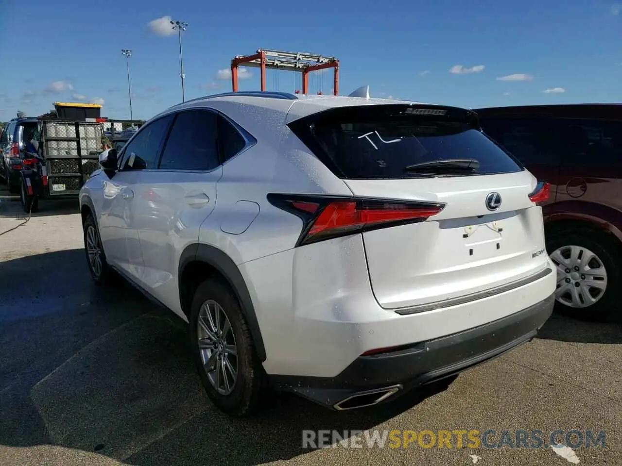 3 Фотография поврежденного автомобиля JTJDARBZ9M5028562 LEXUS NX 2021