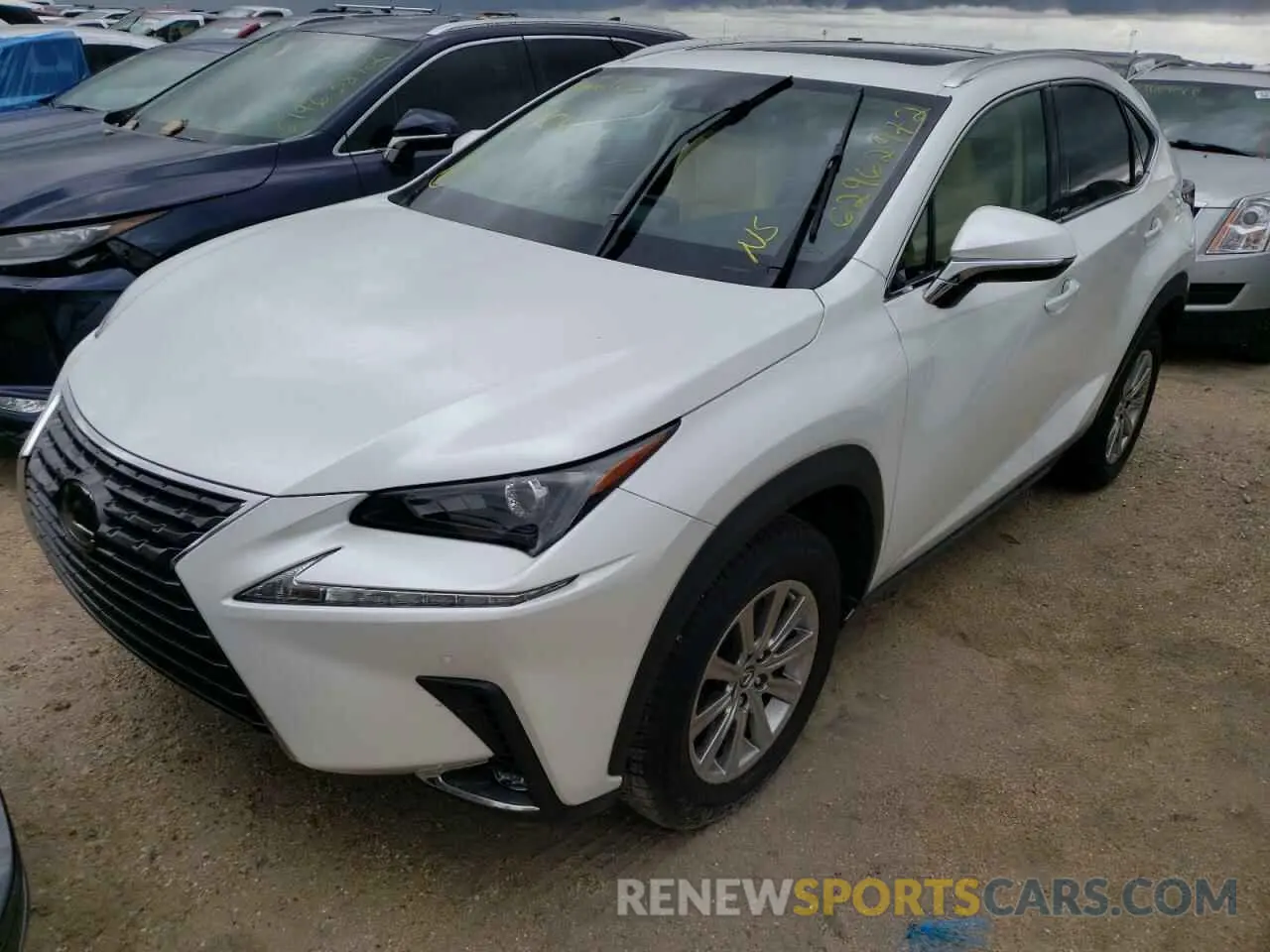 2 Фотография поврежденного автомобиля JTJDARBZ9M5035656 LEXUS NX 2021