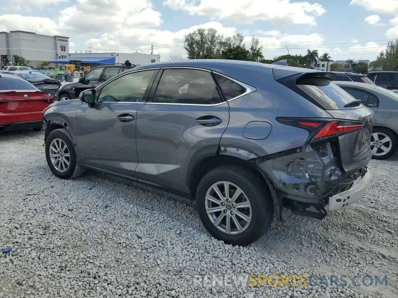 2 Photograph of a damaged car JTJDARBZXM2184756 LEXUS NX 2021