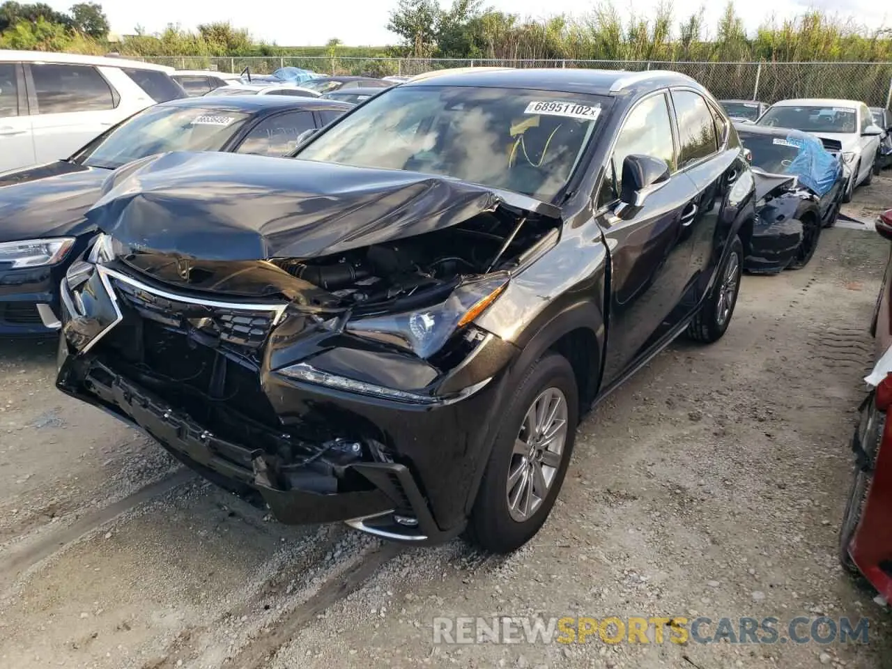 1 Фотография поврежденного автомобиля JTJDARBZXM2187947 LEXUS NX 2021