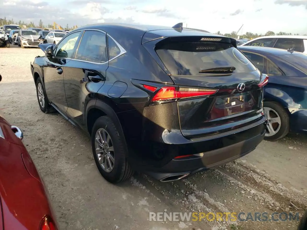 2 Фотография поврежденного автомобиля JTJDARBZXM2187947 LEXUS NX 2021